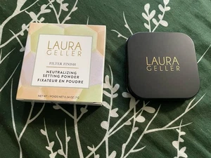 Laura Geller Filter Finish neutralisierendes Pulver - 0,24 Oz. UNIVERSAL NEU IM KARTON - Bild 1 von 8