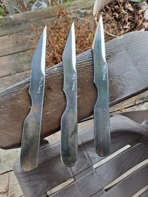 CUSTOM MADE TANTO SUR STICK THROWING KNIFE SET  BY MCNEES - Image 1 of 4