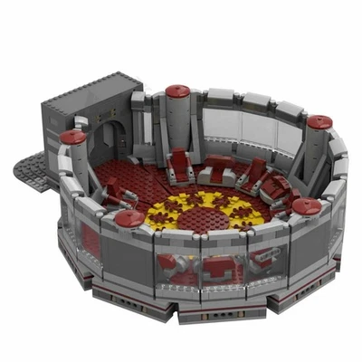 Futuristic Council Chamber MOC Building Blocks Set, Sci-Fi Model Bricks Toy Gift - Image 1 of 2