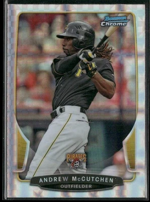 Andrew McCutchen Chrome X-Fractor 2013 Bowman Pittsburgh Pirates - Image 1 of 2