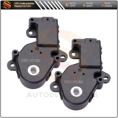 2 HVAC Heater Air Blend Door Actuator For Pontiac Vibe Chevrolet 2003-12 A/C Foto 1 de 4