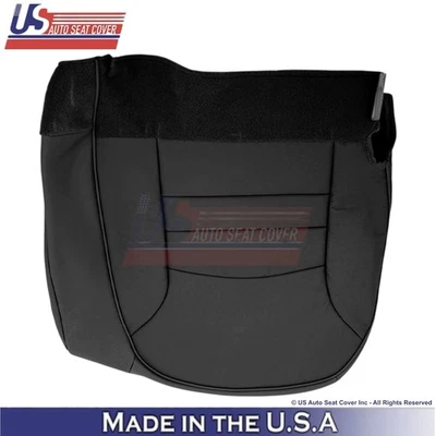 Cubierta de asiento inferior negra para conductor de cuero sintético Ford Crown Victoria 2000-2002 Foto 1 de 4