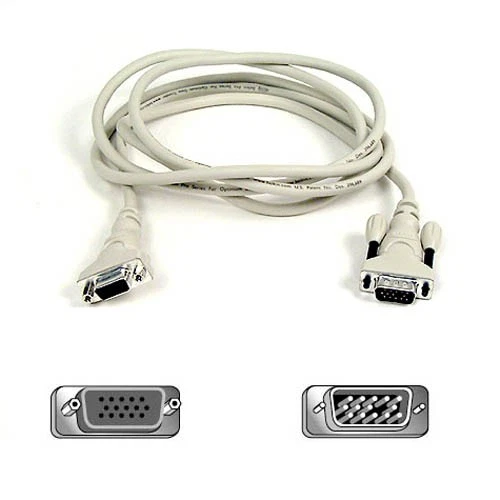 Cable de extensión Belkin serie PRO VGA - macho a hembra - 25 pies de longitud gris Foto 1 de 1