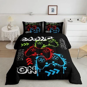 Feelyou 3D Gaming Comforter Set Boys Teens Gamer Video Game Controller Revers... - Picture 1 of 7
