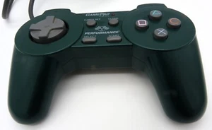 Green Performance Gamepad Colors P-107E Third Party Controller For Playstation 1 - Picture 1 of 6
