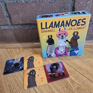 Llama Game- Llamanoes: Dominoes . . . with Llamas! Chronicle Books Boardgame - Picture 1 of 6
