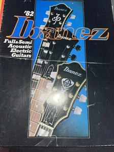 Ibanez Catalog 1982 Electric Guitars Dealers Catalog Joe Pass Ritenour Benson - Picture 1 of 5