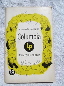 1951 COLUMBIA RECORDS Long Playing A Complete Catalog of LP 33 rpm Record - Picture 1 of 2
