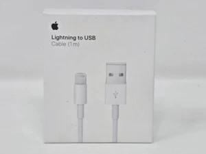 Câble de charge USB vers Lightning d'origine Apple 1M (3,3') A1480 (MXLY2AM/A) - Photo 1 sur 4
