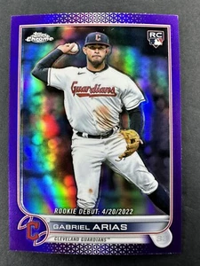 2022 USC14 Gabriel Arial ToppsChromeUpdate Purple Refractor Rookie Debut RC - Bild 1 von 2