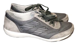 Dansko Walking Shoes Hayes Sneakers Gray Suede Womens Size 9.5-10 US 40 EU - Picture 1 of 9