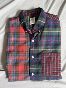 J. Camicia patchwork Crew Tartan vestibilità media slim 98€ - Foto 1 di 3