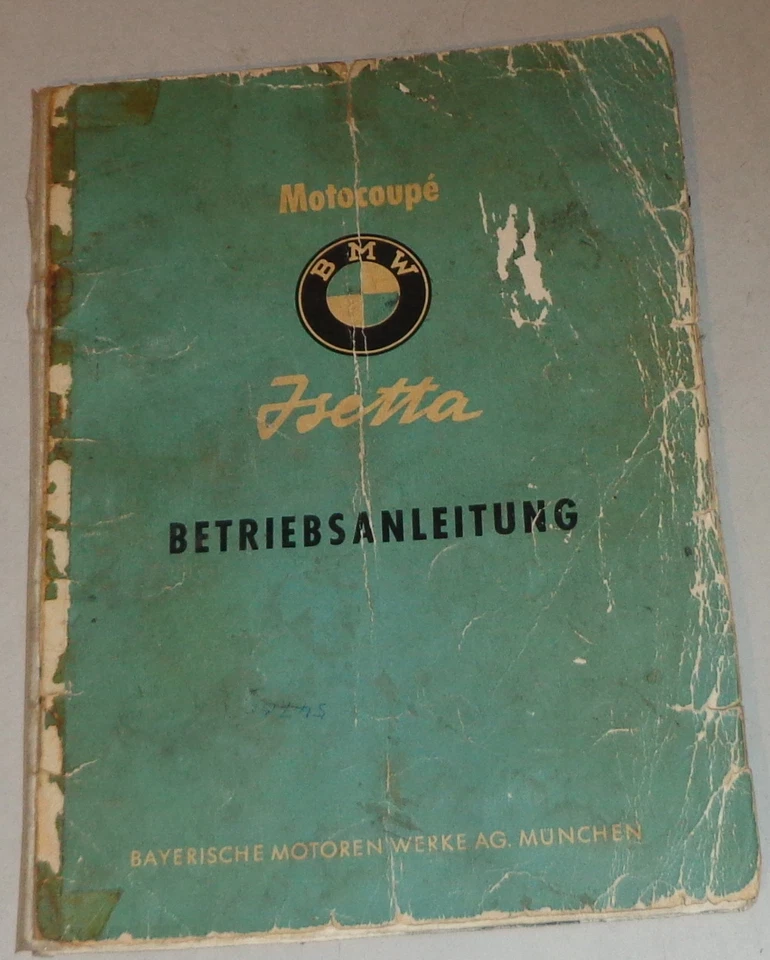 Manual de instrucciones BMW Isetta 09/1955 con 12 HP Foto 1 de 1