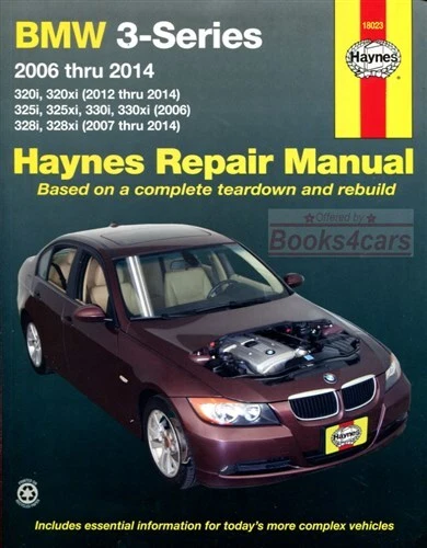 LIBRO BMW TALLER MANUAL REPARACIÓN HAYNES SERIE 3 CHILTON 2006-2014 Foto 1 de 1