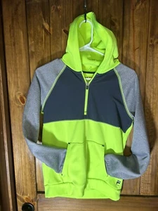 Fila Sports limegreen size large hoodie quarter zip  Boys - Picture 1 of 3