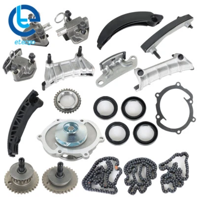 For 08-16 Buick Enclave 08-13 Chevy Equinox DOHC 21pcs Timing Chain Kit & Water - Image 1 of 4