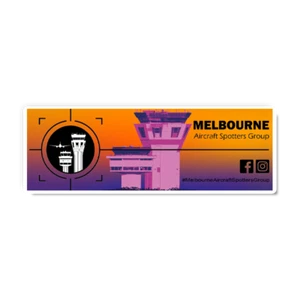Melbourne Aircraft Spotters Group Bumper Sticker - Picture 1 of 1