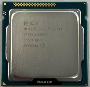 Intel Core i5-3470 SR0T8 Quad Core Processor 3.2GHz, Socket LGA1155, 77Watt CPU - Picture 1 of 1