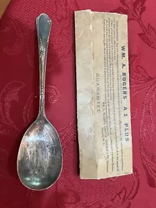 Spoon - Serving Piece - WM. A. Rogers A1 Plus - Picture 1 of 2