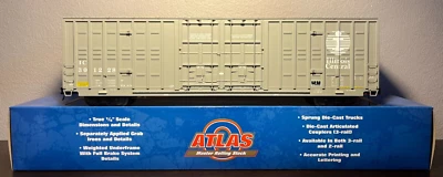 Atlas O #3001648 Illinois Central Gray Berwick 60' Hy-Cube Boxcar Custom Run NIB - Image 1 of 4