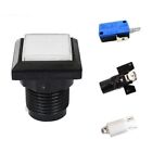 New Arcade Square Push Buttons Illumilated LED Light w/ Microswitch 33*33mm