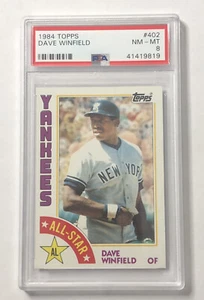 1984 Topps All-Star Dave Winfield #402 PSA 8 HOF - Bild 1 von 2
