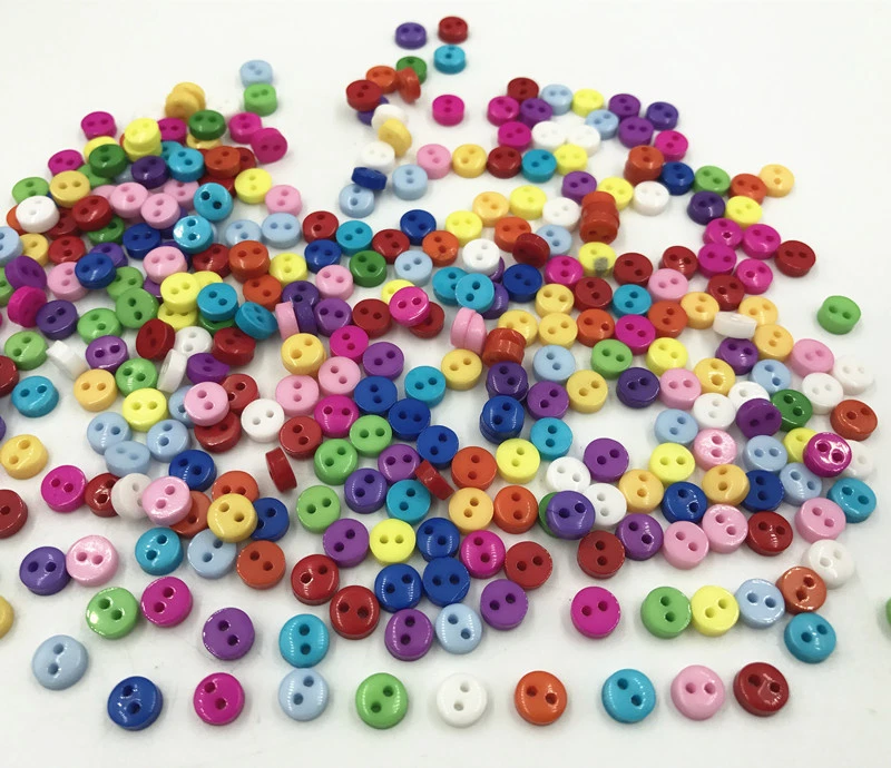 200PCS Mischfarbe verschiedene Formen Mini Harz Knopf/Knöpfe Nähen Scrapbooking - Bild 1 von 1