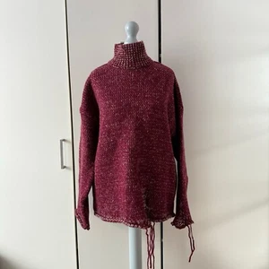 Urban Outfitters Undone Jumper XS Distressed Grunge Knit Top Sweater - Picture 1 of 10