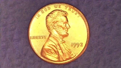 1992 Lincoln Memorial Cent  (A964) - Image 1 of 2