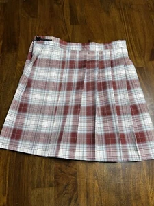 Lucca Plaid Pleated Mini Skirt Size Large NWT Schoolgirl - Picture 1 of 5
