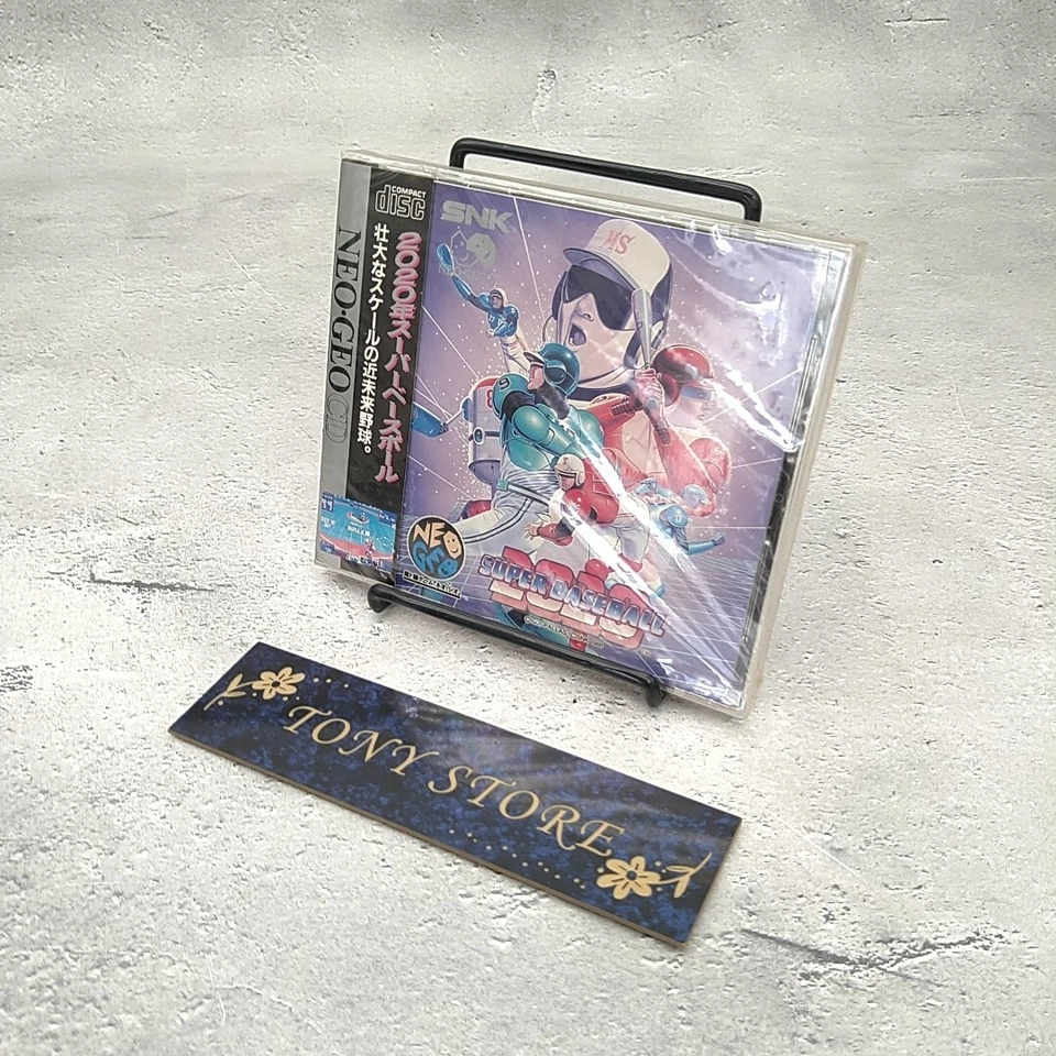 Neo Geo CD 2020 SUPER BASEBALL SNK Japan Action Battle Sports Game Baseball 1995 - Image 1 of 4