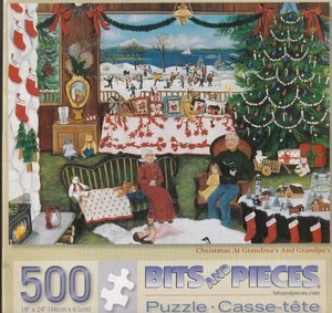 Cindy Mangutz Puzzle Pezzi e Pezzi Natale da Nonna e Nonno - Foto 1 di 1