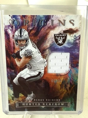 2022 Panini Origins Future Fabrics Hunter Renfrow #FF-HRE #’d/99 ⭐️ - Image 1 of 3