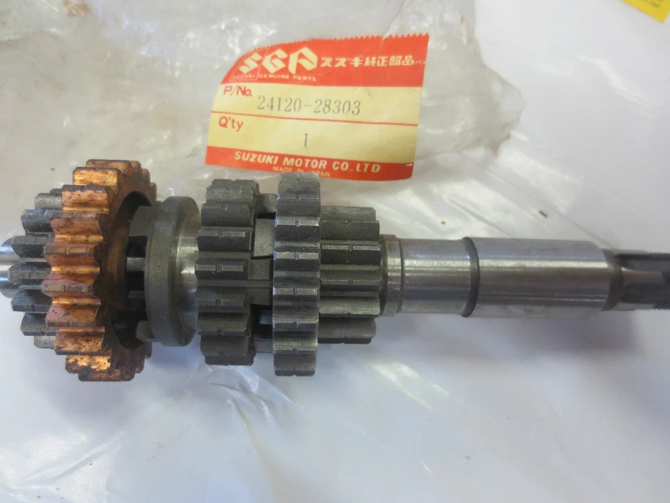 Conjunto de contraeje Suzuki TM100 TM125 RM125 nos 1973-1975 24120-28303  Foto 1 de 1