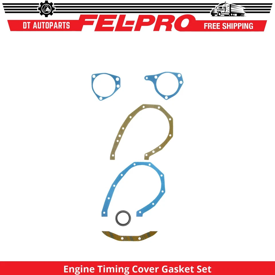 Juego de juntas de cubierta de distribución de motor para Ford F-100 1957-1964 Fel-Pro 1958 1959 1960 Foto 1 de 1