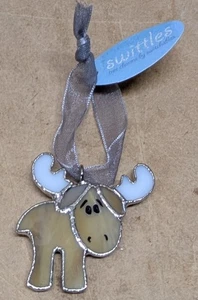 Swittles 2" Elch Buntglas Ornament von Switchables - Bild 1 von 3