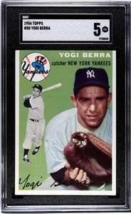 1954 Topps #50 Yogi Berra SGC 5 CENTERED - Picture 1 of 2