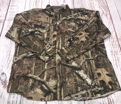 Mossy Oak Camo Shirt Men's XL Break Up Infinity Button Up Long Sleeve - Image 1 of 4