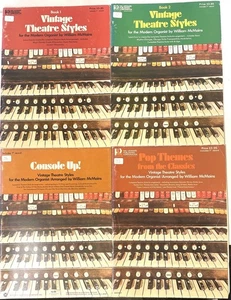 Set of 4 Vintage Theatre Styles for Modern Organist Sheet Music William McMains - Picture 1 of 1