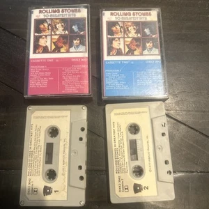 ROLLING STONES Cassettes 30 GREATEST HITS 1&2 DXK2 3042 New Zealan VINTAGE - Picture 1 of 3
