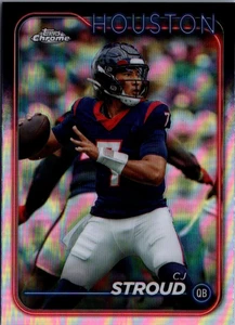 2024 Topps Chrome Refractors #83 CJ Stroud Houston Texans - Picture 1 of 2