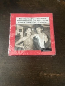 Brand New sealed Shannon Martin Holiday Mistletoe Novelty Cocktail Napkins  - Picture 1 of 4