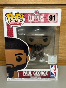 Funko POP! Paul George Black Los Angeles Clippers #91 NBA Basketball Figure - Picture 1 of 4