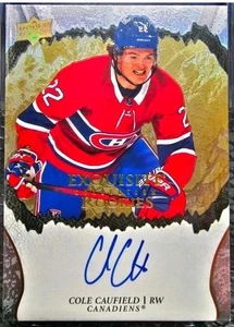 Cole Caufield 21/22 Upper Deck Exquisite Rookie GOLD Auto /25 - Picture 1 of 1
