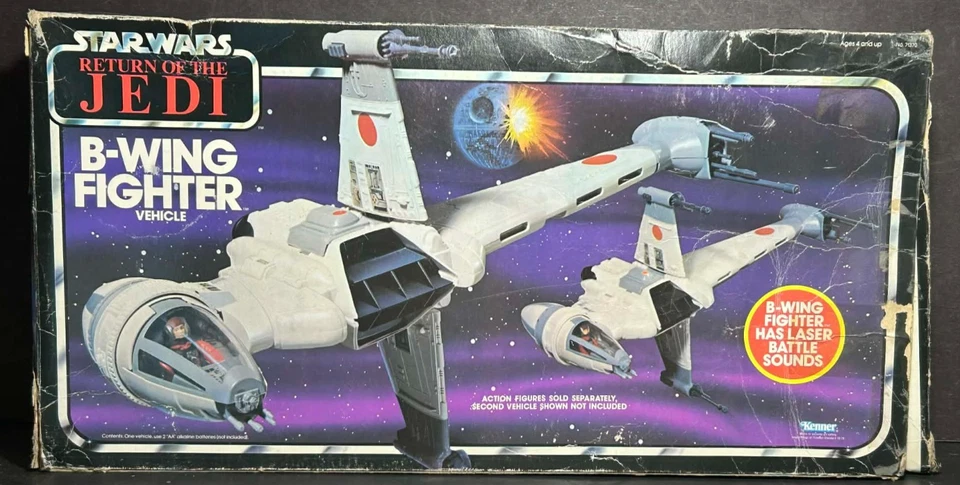 De colección Star Wars B-wing Fighter Como Nuevo con caja ROTJ Kenner Caja Sin usar, en caja Jedi Raro Foto 1 de 4