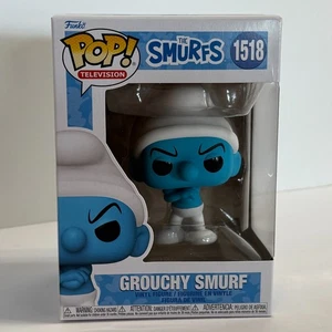 1518 Grouchy Smurf Funko Pop Retro Televsion The Smurfs MIB - Picture 1 of 5