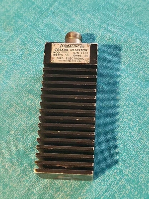 Termaline Coaxial Resistor. Model 8085/50 W/50 OHM.  Used.  Untested. - Image 1 of 4