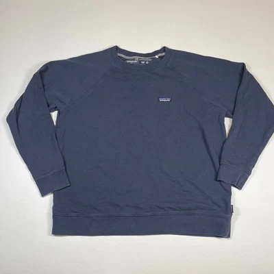 Sudadera Patagonia Para Hombre 2XL Azul Marino Cuello Redondo Exterior Algodón Orgánico Foto 1 de 4