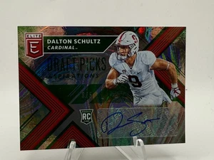 2018 Panini Elite Draft Picks - Draft Picks Dalton Schultz Auto /5 #134 (RC) - Picture 1 of 2