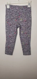 Reebok Girls  Elastic Waist Logo Leggings  Pockets Size  6/6X - Picture 1 of 3